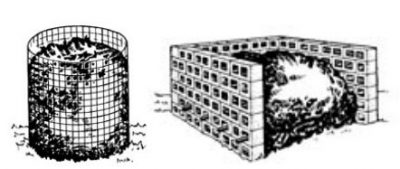 Drawings - wire composter and brick/block composter