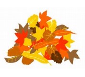 pile of leaves graphic